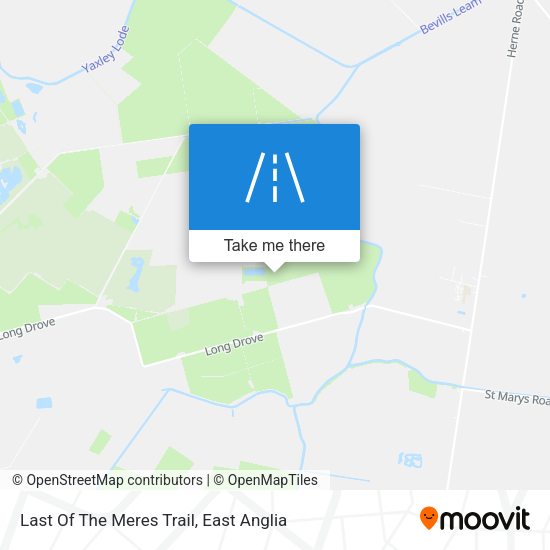 Last Of The Meres Trail map