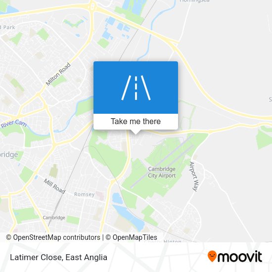 Latimer Close map