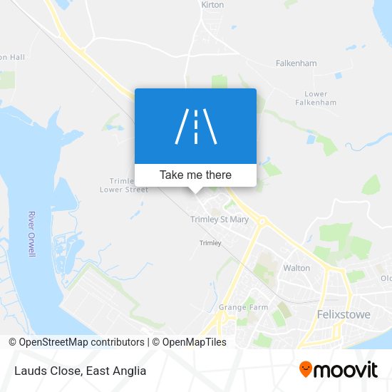 Lauds Close map