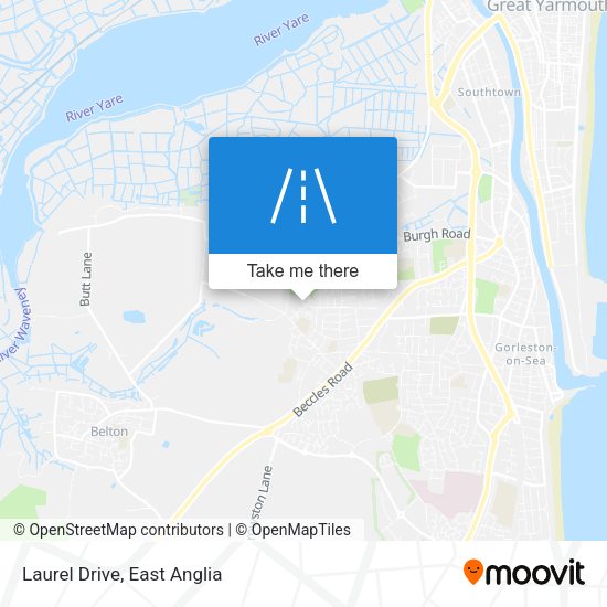 Laurel Drive map