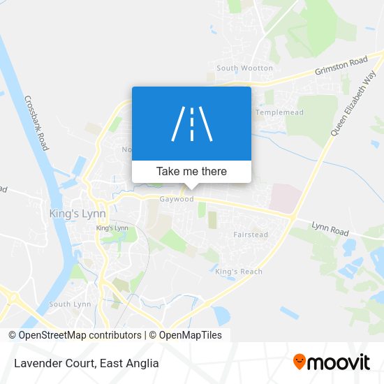 Lavender Court map