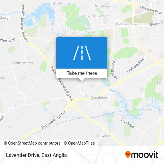 Lavender Drive map