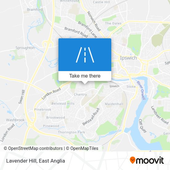 Lavender Hill map