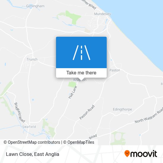 Lawn Close map