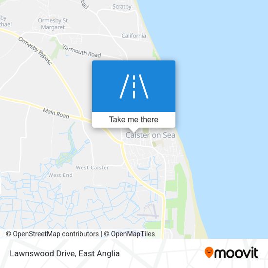 Lawnswood Drive map