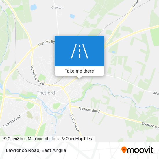 Lawrence Road map