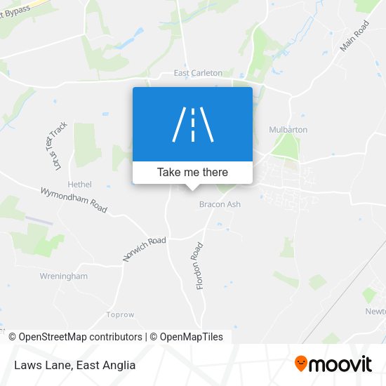 Laws Lane map