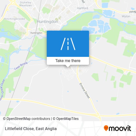 Littlefield Close map