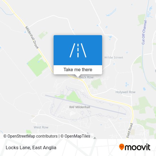 Locks Lane map