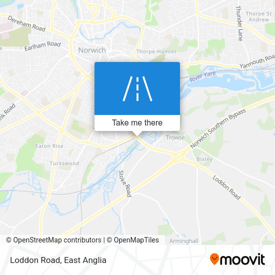 Loddon Road map