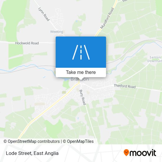 Lode Street map
