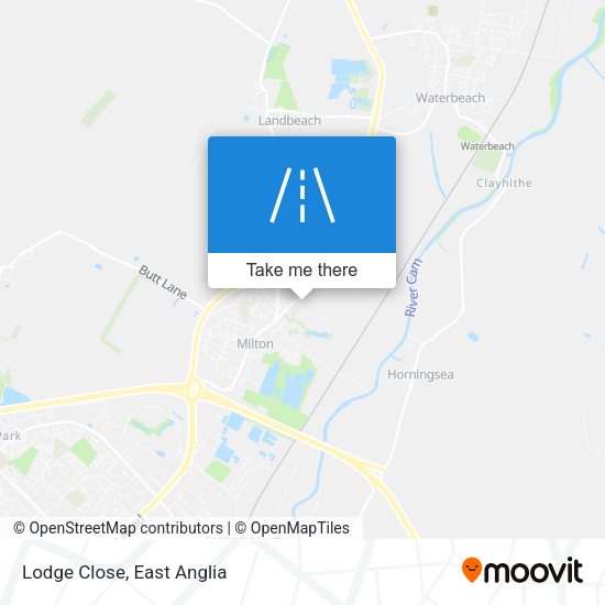 Lodge Close map