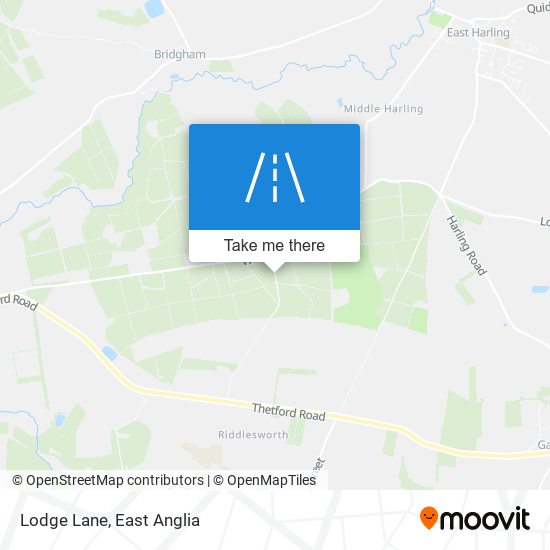 Lodge Lane map