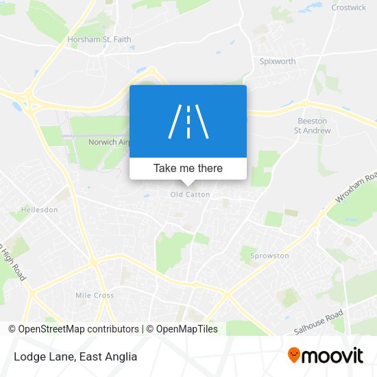Lodge Lane map