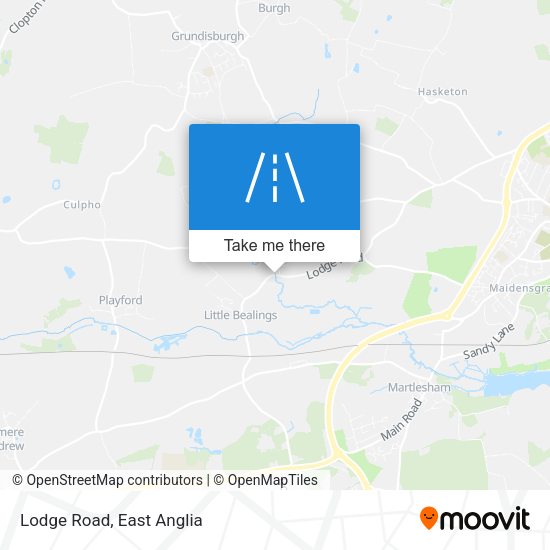 Lodge Road map