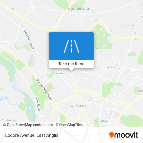Lodore Avenue map