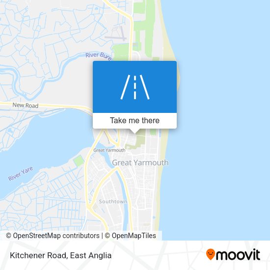 Kitchener Road map