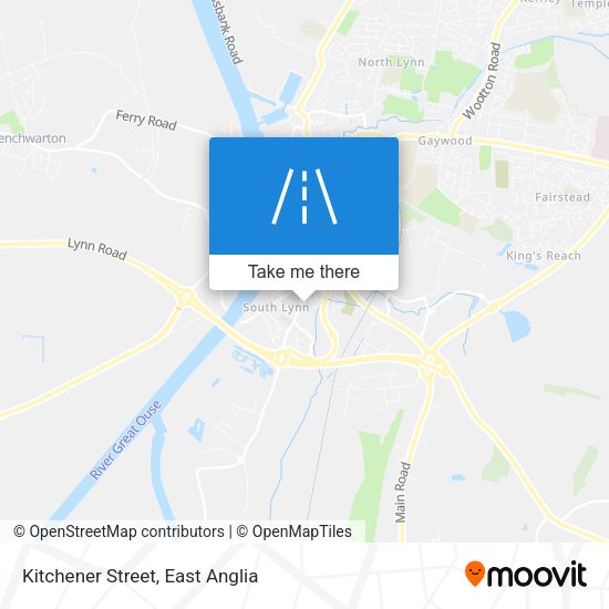 Kitchener Street map