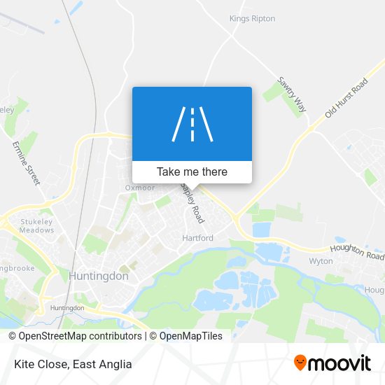 Kite Close map