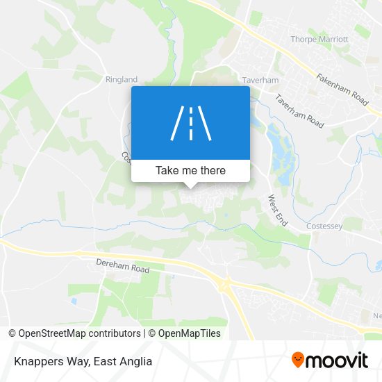 Knappers Way map
