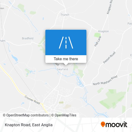 Knapton Road map