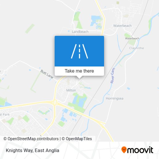 Knights Way map