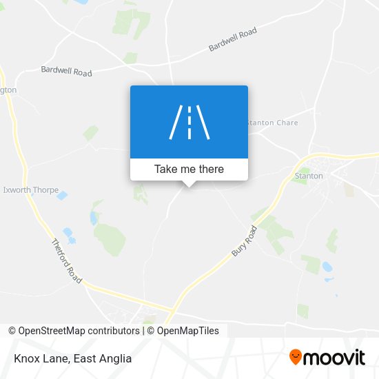 Knox Lane map