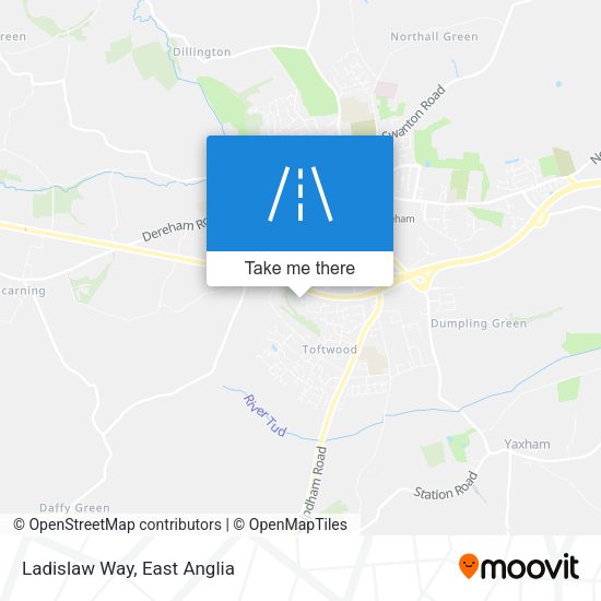 Ladislaw Way map