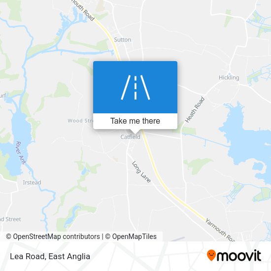 Lea Road map
