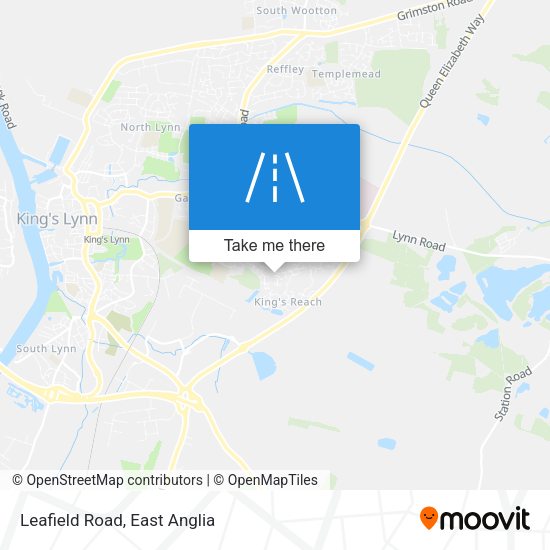Leafield Road map