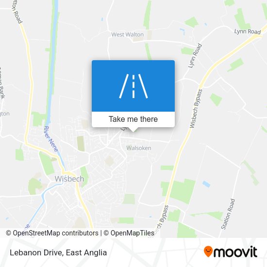 Lebanon Drive map