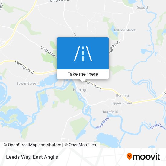 Leeds Way map