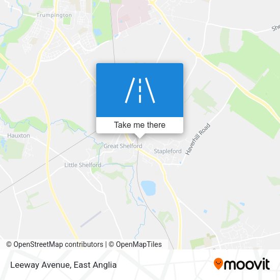Leeway Avenue map