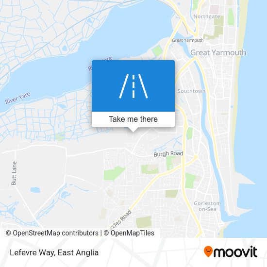 Lefevre Way map