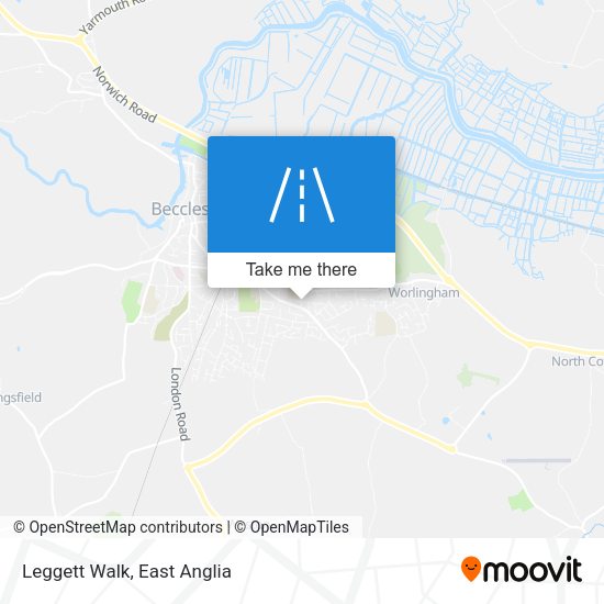 Leggett Walk map