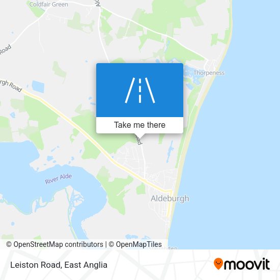Leiston Road map