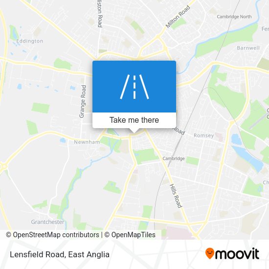 Lensfield Road map