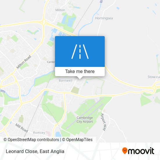 Leonard Close map