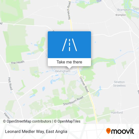 Leonard Medler Way map