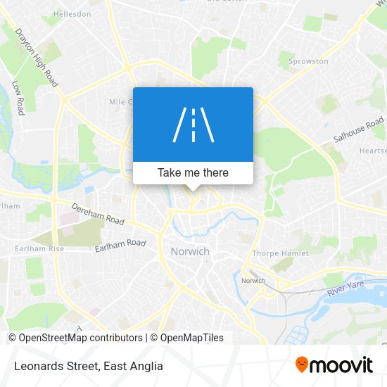 Leonards Street map