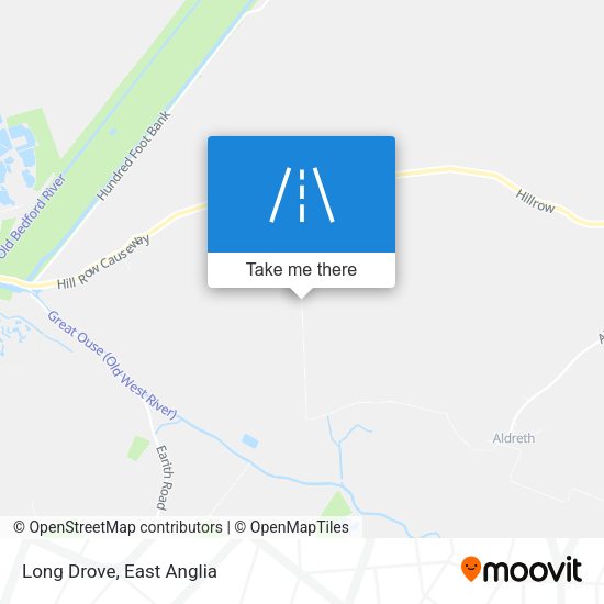 Long Drove map