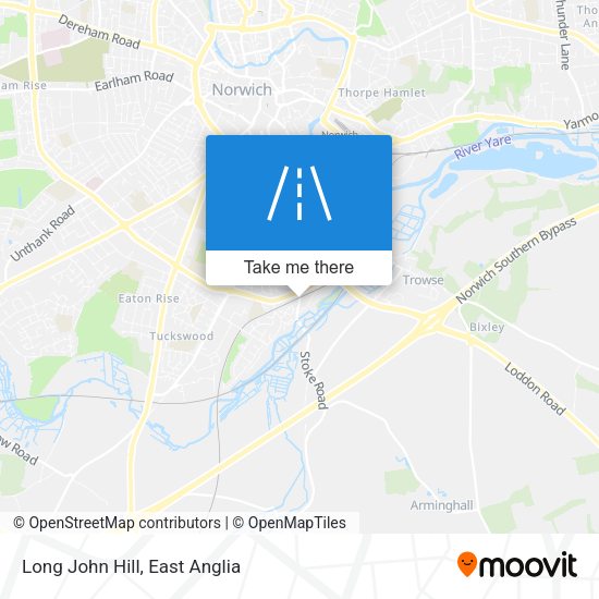 Long John Hill map