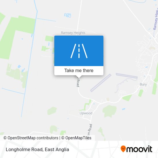 Longholme Road map
