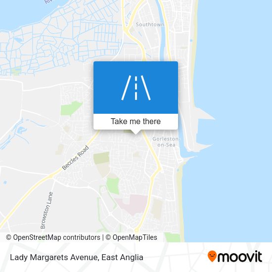 Lady Margarets Avenue map