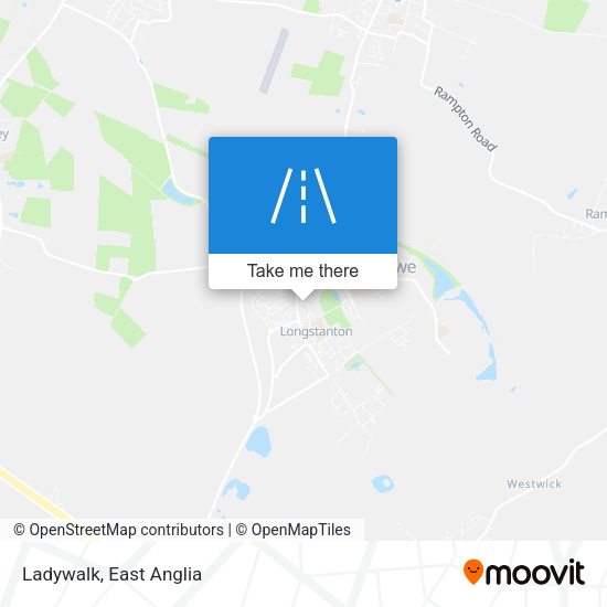 Ladywalk map