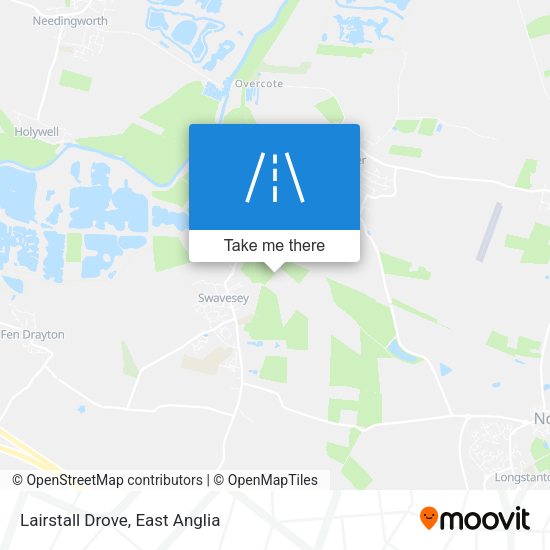 Lairstall Drove map