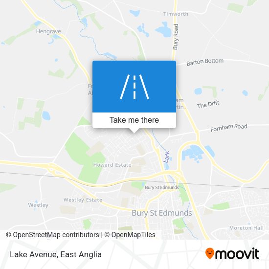 Lake Avenue map