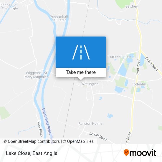 Lake Close map