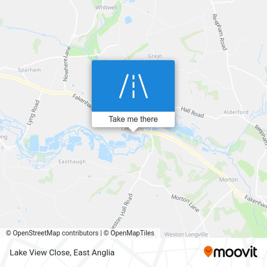 Lake View Close map
