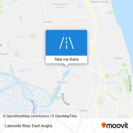 Lakeside Rise map